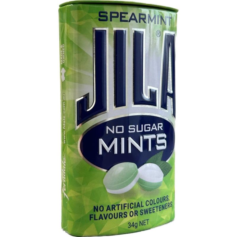 Jila Spearrmint Mints Tin 34g X 6 Tins