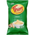 Thins Chicken Potato Chips Pack 175g