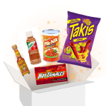 Tajin Takis Hot and Spicy Snacks Gift Box Set Bundle