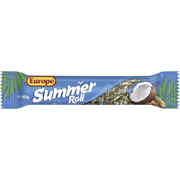 Europe Summer Roll Coconut Chocolate Bar 40g X 6 Bars