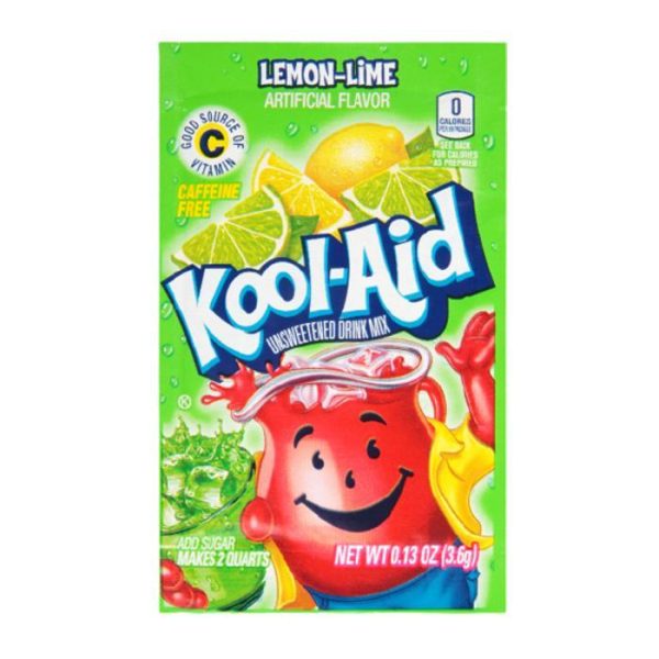 Kool Aid Instant Drink Mix Powder Lemon Lime Flavour Sachet 3.9g