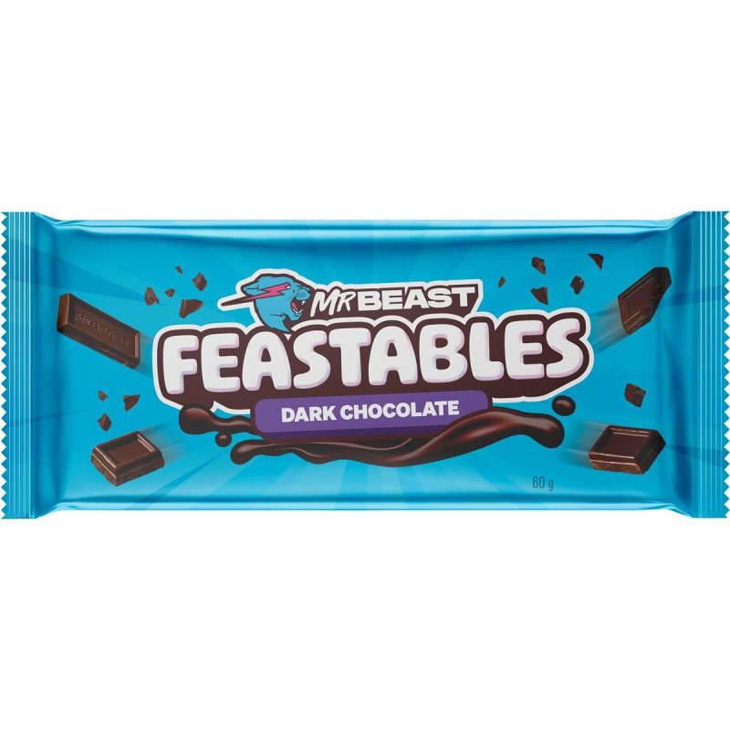 Mr Beast Feastables Dark Chocolate Bar 60g