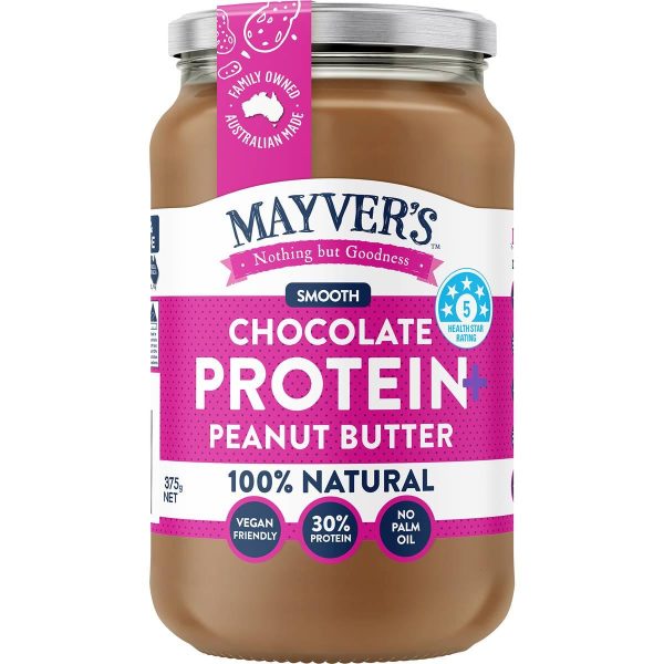 Mayvers Smooth Chocolate Protein Peanut Butter Spread 375g