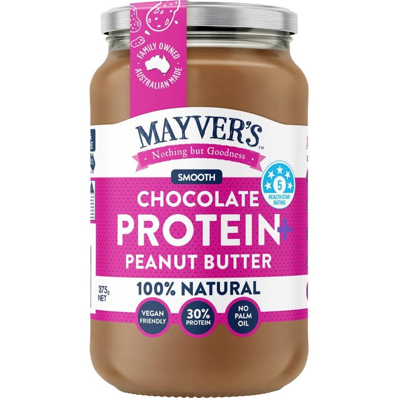 Mayvers Smooth Chocolate Protein Peanut Butter Spread 375g