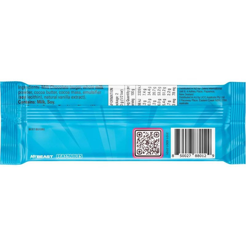 Mr Beast Feastables Milk Chocolate Bar 60g