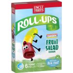 Uncle Tobys Roll Ups Rainbow Fruit Salad Kids Fruit Chewy Snacks 6 Pack