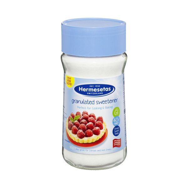 Hermesetas Granulated Sweetener Sugar Replacement Jar 90g