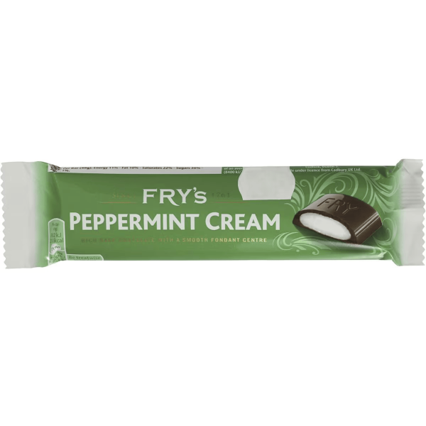 Frys Peppermint Chocolate Cream Bar 49g X 6 Bars