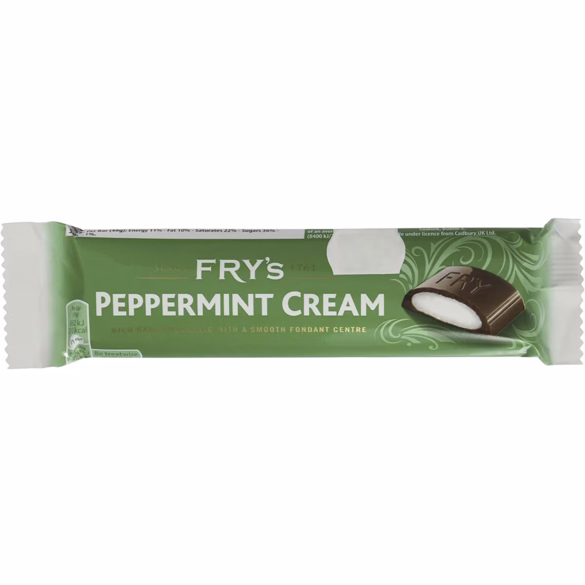 Frys Peppermint Chocolate Cream Bar 49g X 6 Bars
