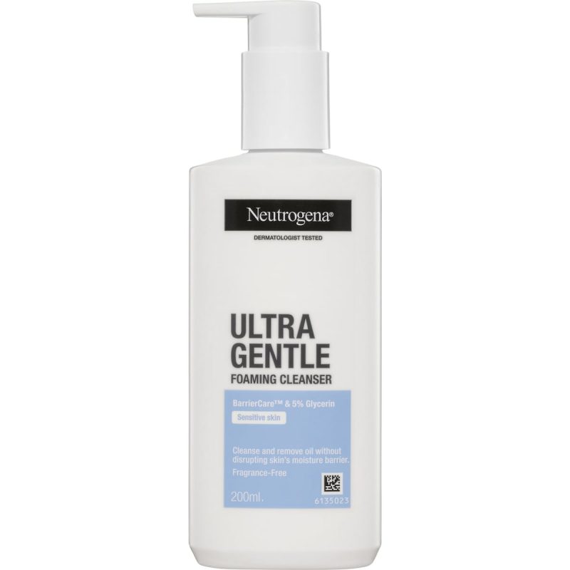 Neutrogena Ultra Gentle Foaming Face Cleanser 200ml