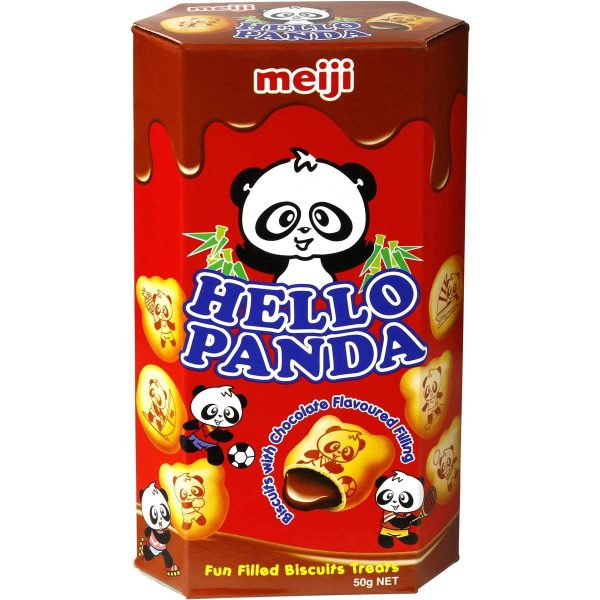 Meiji Hello Panda Chocolate Biscuits Box 50g