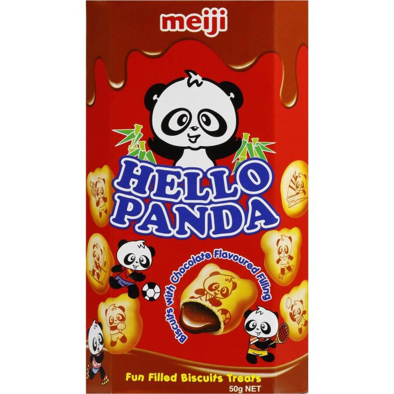 Meiji Hello Panda Chocolate Biscuits Box 50g