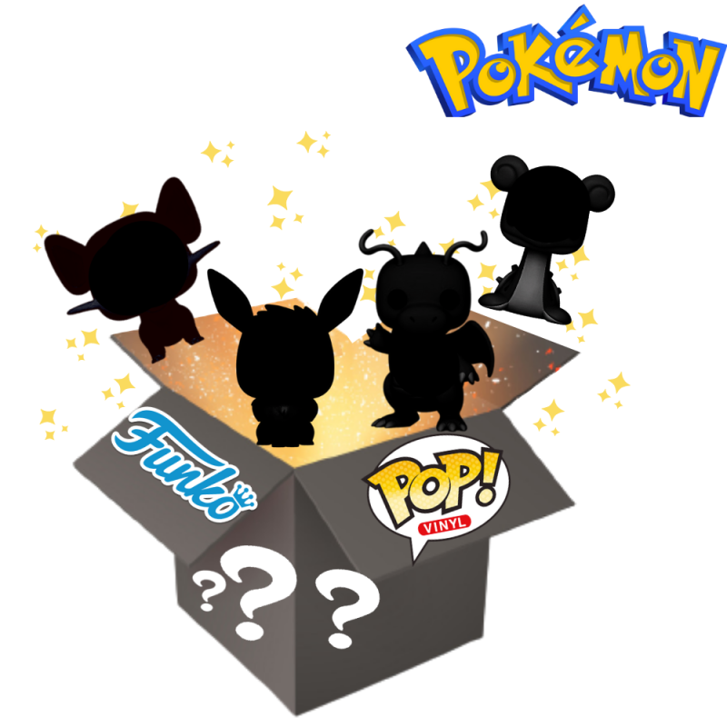 Pokemon Funko Pop! Vinyl Figures Mystery Surprise Gift Box 4 Pack