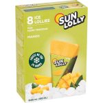Sun Lolly Frozen Ice Lollies Mango Kids Summer Treats Snacks 8 Pack X 60ml