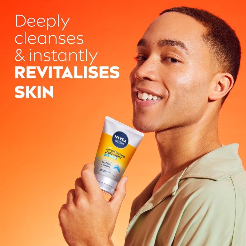 Nivea Men Active Energy Face Wash Gel With Vitamin Caffeine 150ml