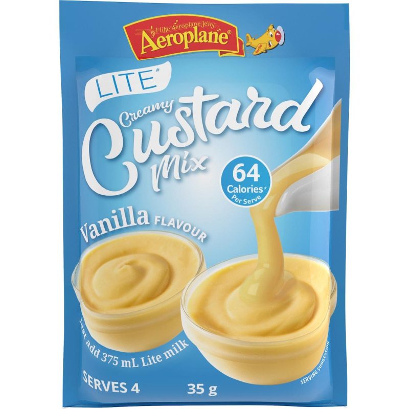 Aeroplane Lite Creamy Vanilla Custard Mix 35g