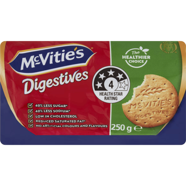 McVities Healthy Choice Digestives Biscuits 250g
