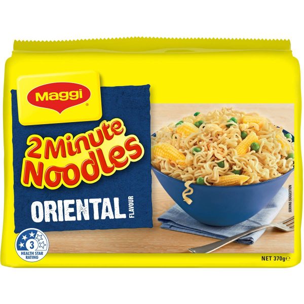 Maggi 2 Minute Instant Oriental Noodles 5 Pack
