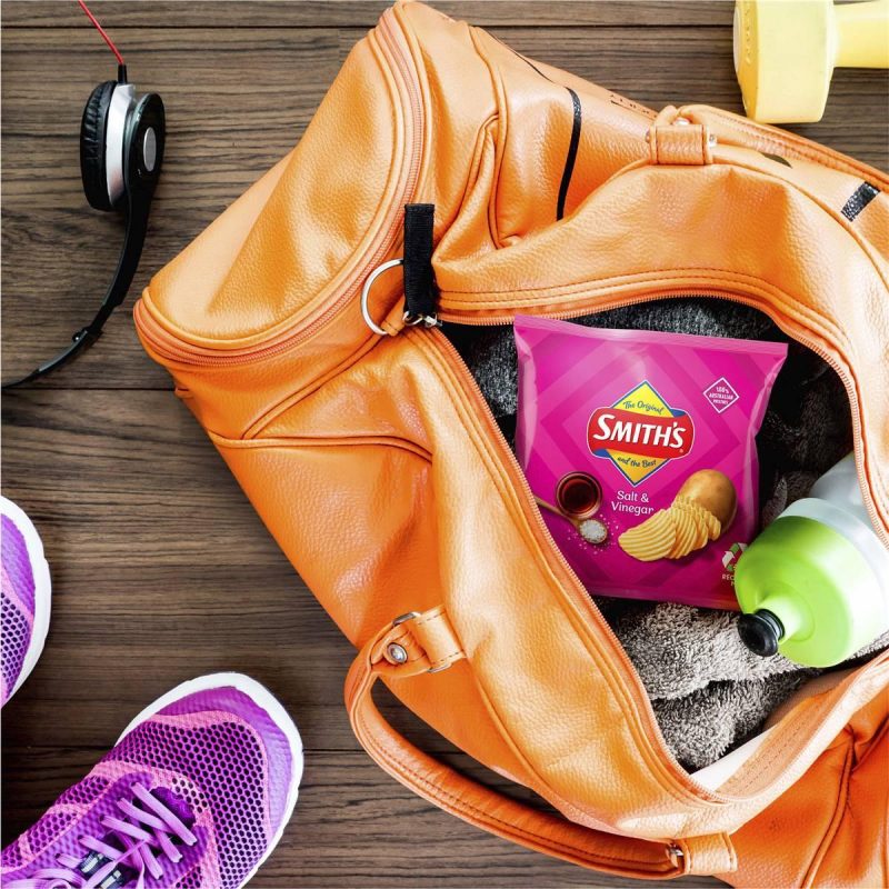 Smiths Crinkle Cut Salt and Vinegar Potato Chips Share Pack 19g X 6 Packs