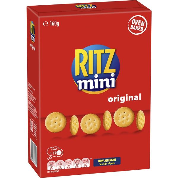 Nabisco Ritz Mini Original Crackers Biscuits Pack 160g
