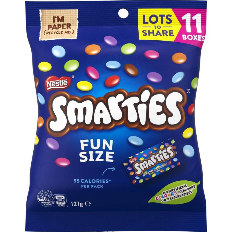 Nestle Smarties Chocolate Candy Fun Size 11 Packs