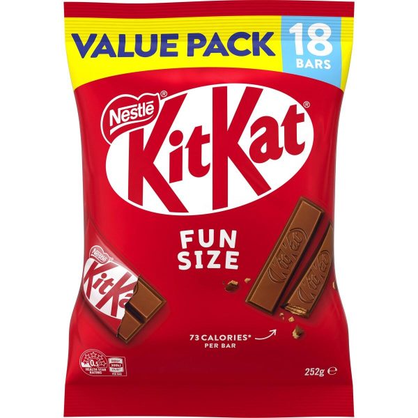 Nestle Kit Kat Chocolate Bars 18 Pack 252g