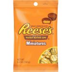 Reeses Peanut Butter Cups Miniatures Milk Chocolate Bag 150g