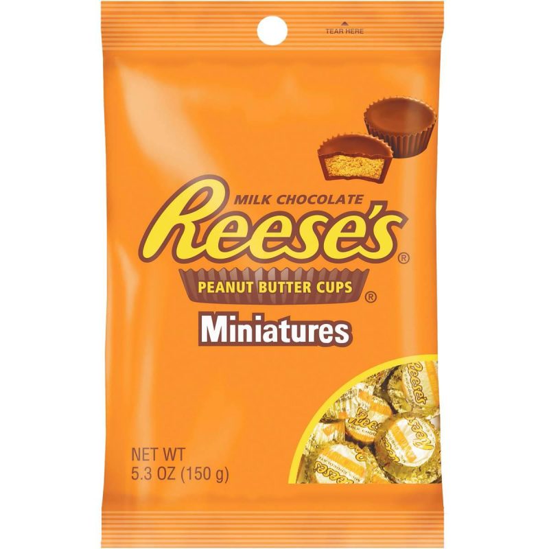 Reeses Peanut Butter Cups Miniatures Milk Chocolate Bag 150g