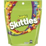 Skittles Sours Sour Chewy Candy Lolly Large Pouch Bag 190g