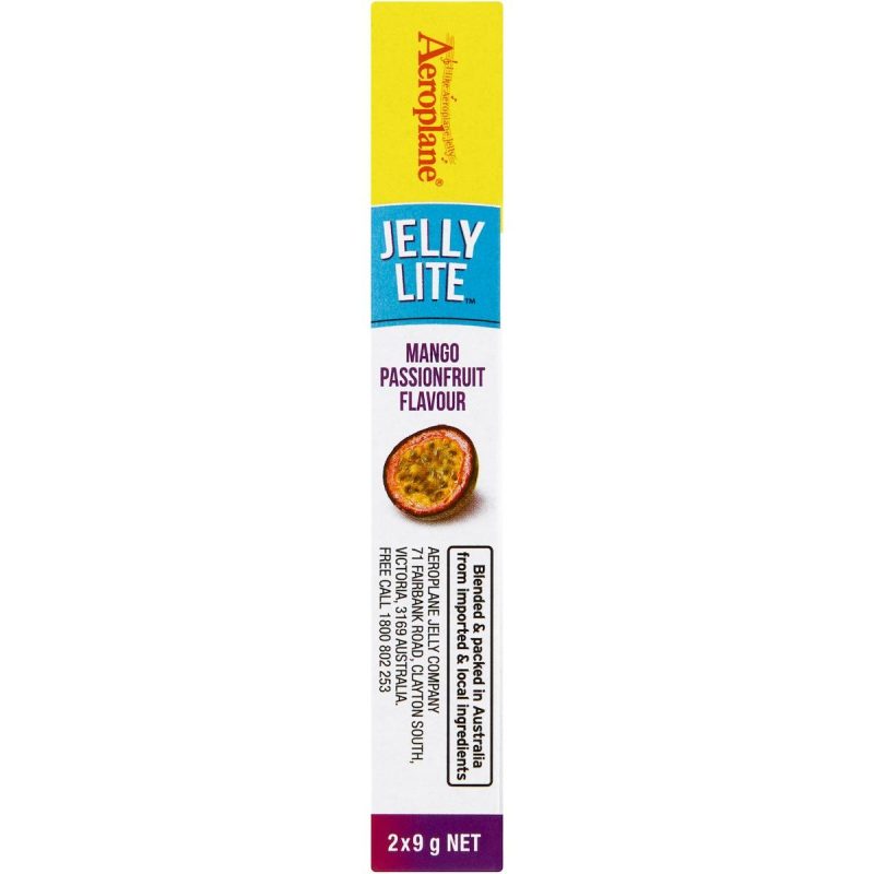 Aeroplane Jelly Lite Mango Passionfruit Low Calorie Jelly Powder 18g