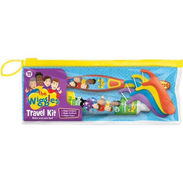 The Wiggles Oral Dental Travel Kit with Pencil Case