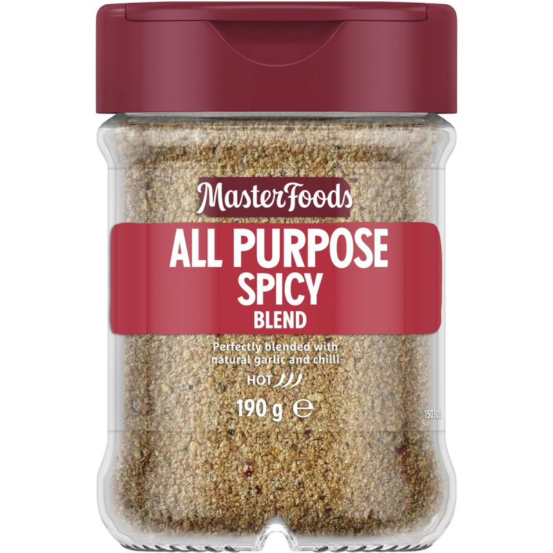 Masterfoods All Purpose Hot Spicy Chilli Garlic Seasoning Blend 190g