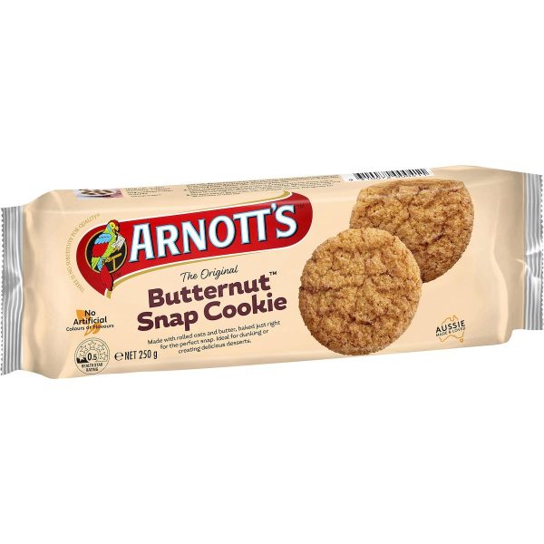 Arnotts Butternut Snap Cookie Biscuits 250g