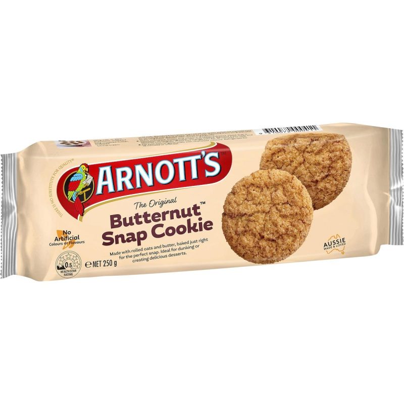 Arnotts Butternut Snap Cookie Biscuits 250g