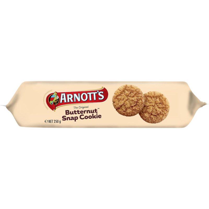 Arnotts Butternut Snap Cookie Biscuits 250g