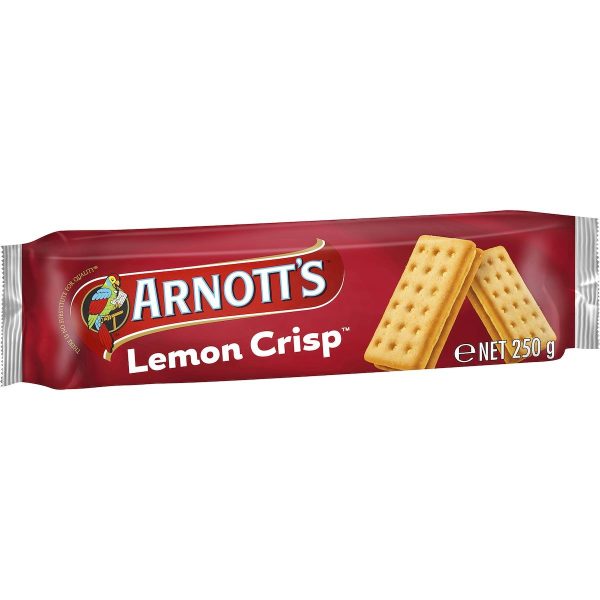 Arnotts Lemon Crisp Cream Biscuits 250g