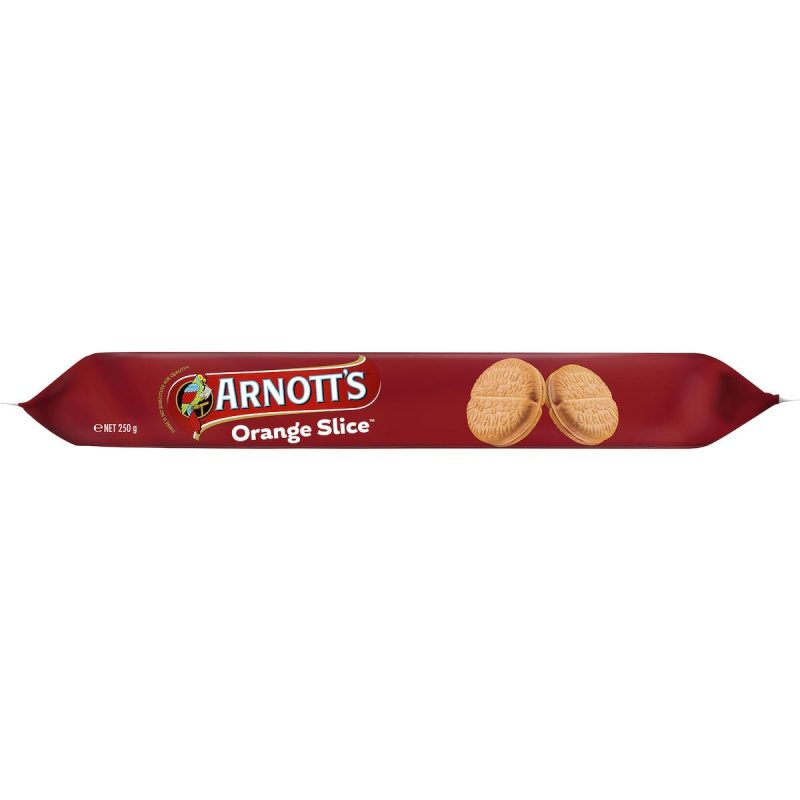 Arnotts Orange Slice Cream Biscuits 250g