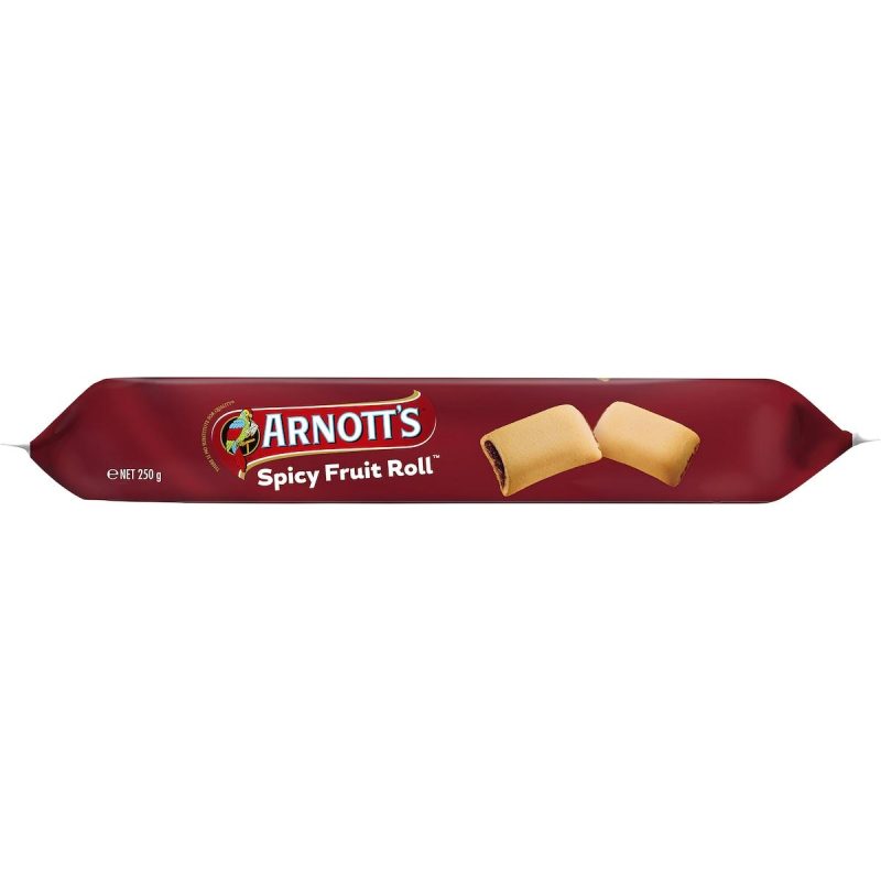 Arnotts Spicy Fruit Roll Biscuits 250g