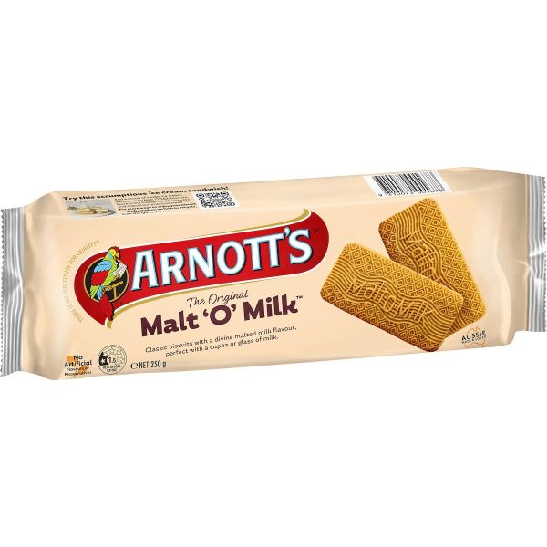 Arnotts Original Malt-O-Milk Biscuits 250g