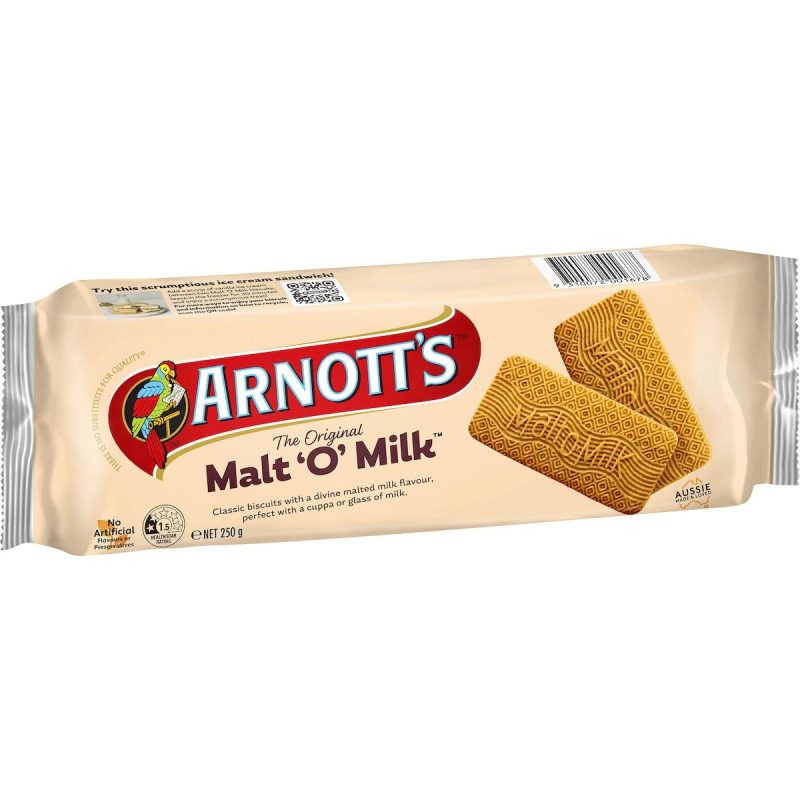 Arnotts Original Malt-O-Milk Biscuits 250g