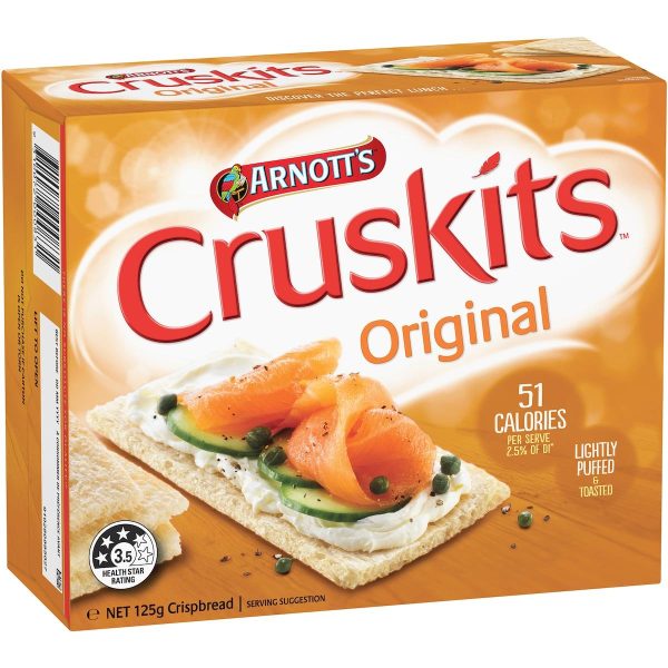 Arnotts Cruskits Original Crispbreads 125g
