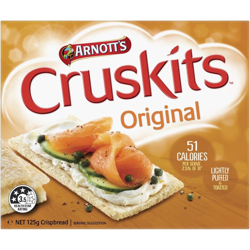 Arnotts Cruskits Original Crispbreads 125g