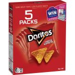 Doritos Corn Chips Cheese Supreme Share Box 19g X 5 Packs