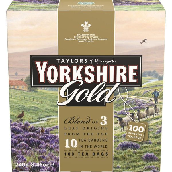 Taylors Of Harrogate Yorkshire Tea Gold Tea Bags 100 Pack