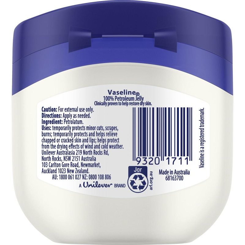 Vaseline Petroleum Jelly Original Tub 100g