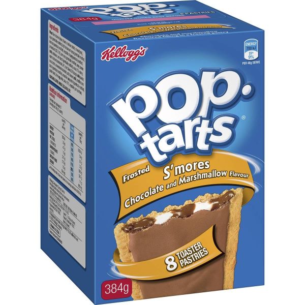 Kelloggs Pop Tarts Frosted Smores 8 Pack 384g