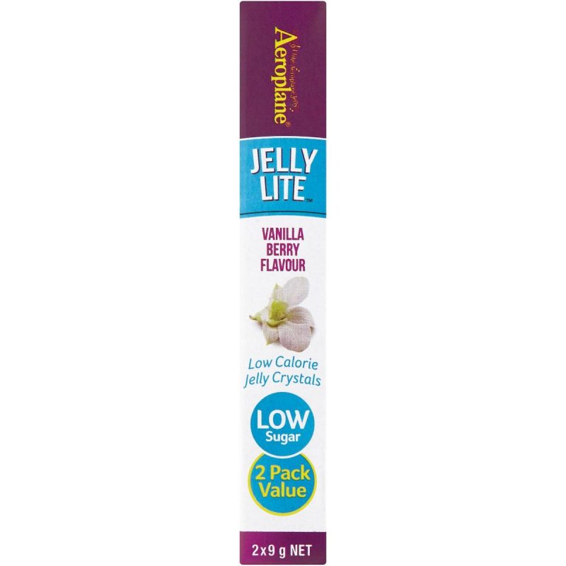 Aeroplane Jelly Lite Vanilla Berry Low Calorie Jelly Powder 18g