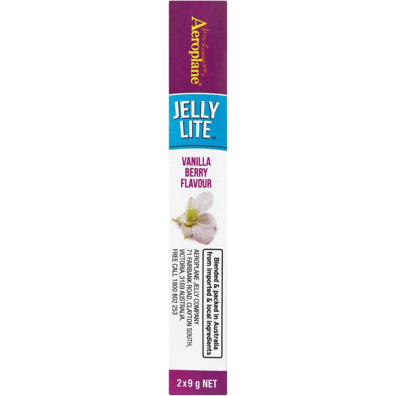 Aeroplane Jelly Lite Vanilla Berry Low Calorie Jelly Powder 18g