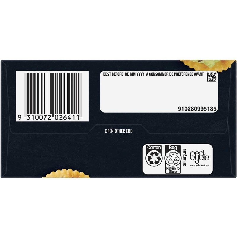 Arnotts Jatz Cracked Pepper Crackers Biscuits 225g