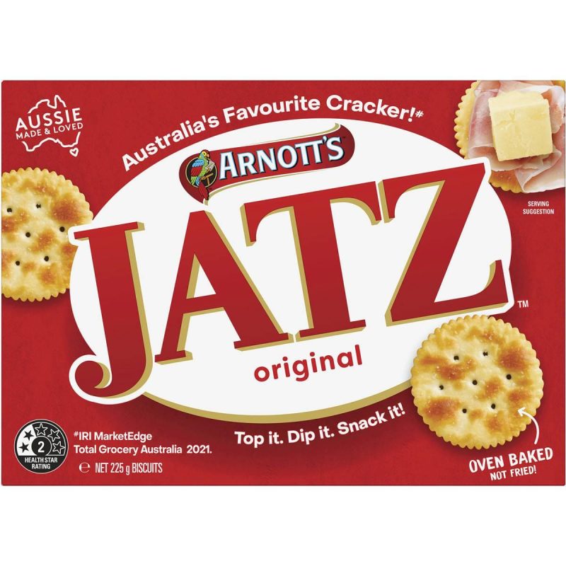 Arnotts Jatz Original Crackers Biscuits 225g